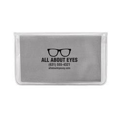 IMPRINTED Gray Premium Microfiber Cloth-In-Case (100 per box / Minimum order - 5 boxes)